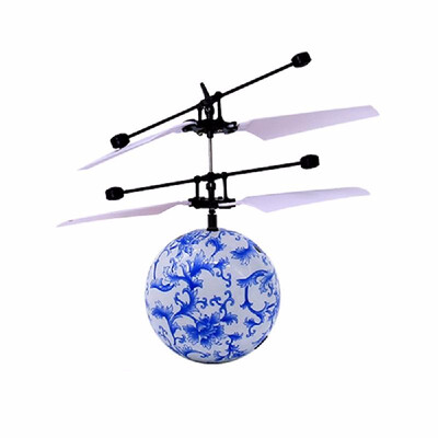 

Amazing Kids Hand Sense Flying Crystal Ball LED Flashing Stage Light Aircraft Helicopter For Home Entertainment