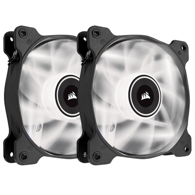 

USCorsair AF120 two LED silent version of the high volume chassis fan (LED white / 12CM