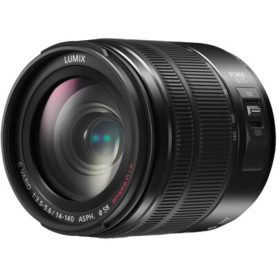 

Panasonic H-FS14140KKA F35 wide angle end - F56 telephoto end Telephoto zoom lens black