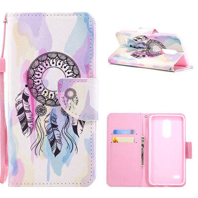 

MOONCASE Doug X9 Mini Painted Leather Case with Small Hand Strap - Dream Catcher