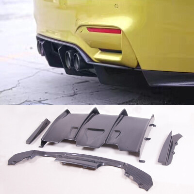 

P- Style Carbon fiber Bumper Rear Diffuser Fit For BMW F80 M3 F82 M4