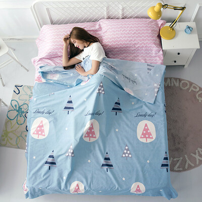

Zero degree exploration LIVTOR cotton travel across dirty sleeping bags on business trip hotel hotel cotton sanitary sheets colorful world double 180230cm