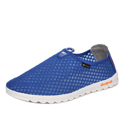 

Men Breathable Walk Hiking Running Sneakers Slip On Sport Tennis Shoe Loafer