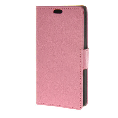 

MOONCASE Soft skin PU Wallet Flip Card Stand Back Leather Case Cover for LG Leon 4G LTE C40 H340n Pink