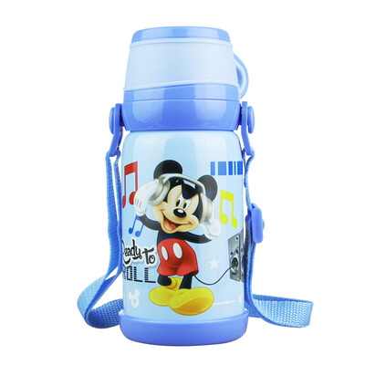 

【Jingdong Supermarket】 Disney Insulation Cup Children's Stainless Steel Drink Portable Male Female Student Cup Vacuum Insulation Pot 600ML Minnie Powder