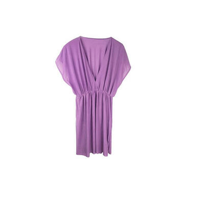 

Buenos Ninos Women's Ice Silk Batwing Sleeve Beach Dress