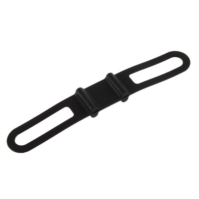 

Велоспорт велосипед Силиконовые эластичным ремешком повязки фонарик держатель