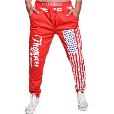 

Zogaa Autumn And Winter New Men's Active Pants Printing Casual