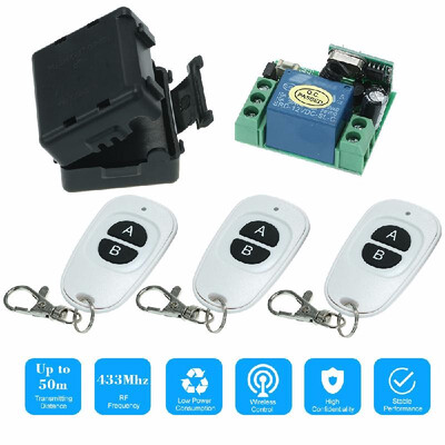 

433MHz DC12V 1CH RF Wireless Remote Control Switch 5PCS RF 433MHz Transmitter Remote Controls For Household Appliances Electroni