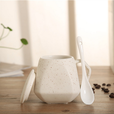 

Creative coffee cup Diamond shaped Mug Ceramic diamond cup gift water cup