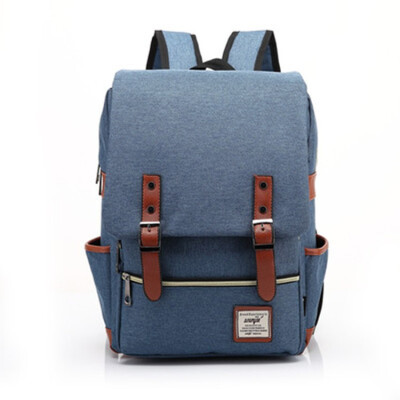 

New personality retro men&women outdoor canvas big travel backpack fashion backpack