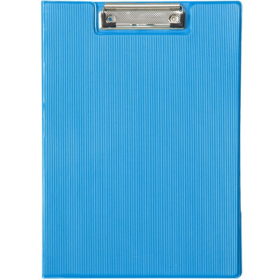 

Comix TR19 double folding writing board clip A4 straight stripe blue