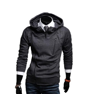 

Zogaa New Mens Hoodie False Two Piece Fashion Slim
