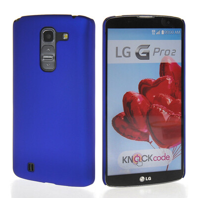 

MOONCASE Hard Rubberized Rubber Coating Devise Back чехол для LG Optimus G Pro 2 F350 Dark blue