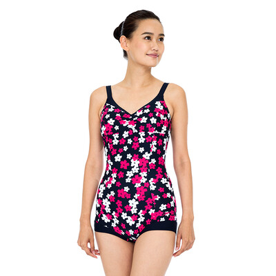 

Speedo ladies swimsuit conservative conjoined swimsuits cover belly swimwear