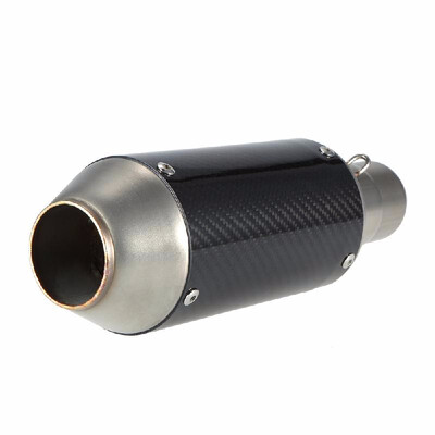 

51mm Carbon Fiber Cover Refit Exhaust Muffler Pipe for Motorcycles ATV Universal