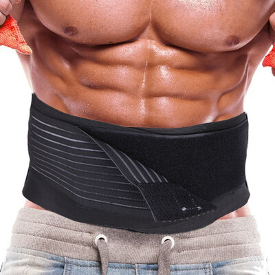 

Mens Waist Trainer Boby Shaper Slimming Boned BeltSport Tummy Belly Trimmer Back Support