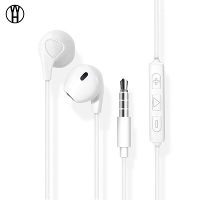 

WH 35MM in-ear remote control mobile phone headset universal with microphone