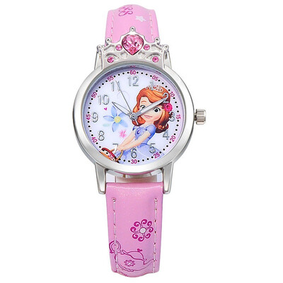 

Disney (Disney) authentic children watch girls cartoon girls belt student watch 8510 4