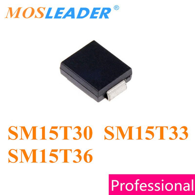 

Mosleader SM15T30 SM15T33 SM15T36 SMC 500PCS DO214AB DO-214AB SM15T30A SM15T30CA SM24T33A SM15T33CA SM15T36A SM15T36CA TVS
