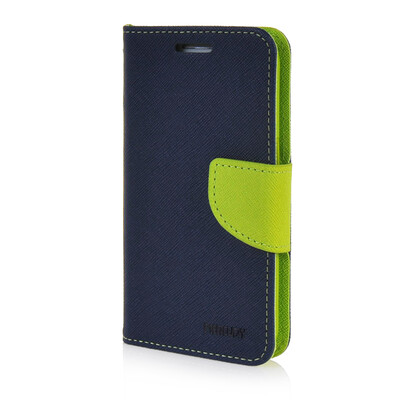 

MOONCASE Cross pattern Leather Wallet Flip Stand Shell Back Case Cover for Samsung Galaxy Core Prime G360 Sapphire