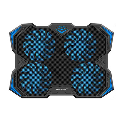 

Notebook Coolling Pad Adjustable Cooling Fan 2 USB Port Quite Laptop Cooler With Four Fans for 12-17 inch Laptop Stand