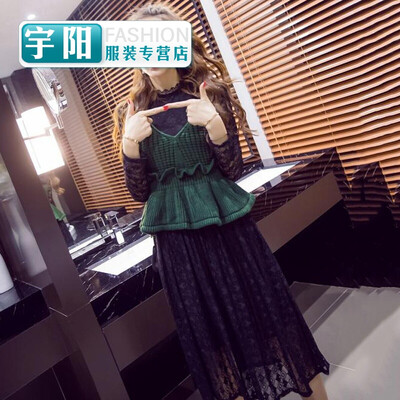 

Loose vest women wear personality skirts spring&autumn models 2017 new day two-piece