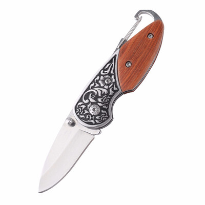

3 Color Mini Pocket Knife with Nylon Sheath Outdoor EDC Tools Key Chain Folding Knives Camping Tactical Hunting Saber