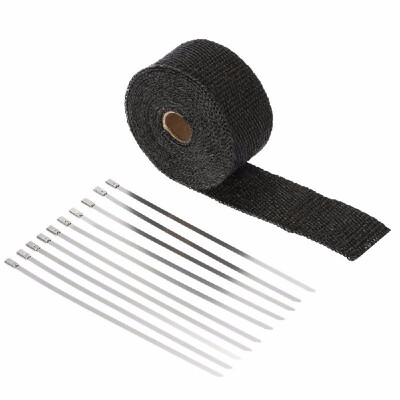 

5m Exhaust Heat Wrap Turbo Pipe Heat Insulated Wrap for Car Motorcycle