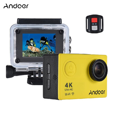 

Andoer AN6000 4K 16MP WiFi Action Sports Camera 1080P Ultra HD with Remote Control 2" LCD 170¡ã Wide Angle Lens Support 4X Zoom D