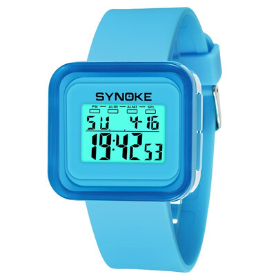 

Childrens sports electronic watch factory direct fashion jelly table luminous waterproof function