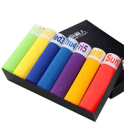 

Антарктические мужские нижнее белье мужские брюки с талией мужские брюки и выпуклые шорты 7 смешанных брюк для подарочной коробки для цветов NSJA1366 L