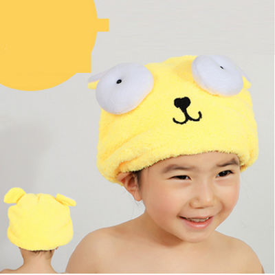 

Cntomlv Cute Bath Towel Hair Dry Hat Shower Cap Strong Absorbing Ultra -Soft Children s Special Dry Hair Cap Towel