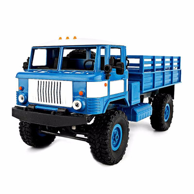 

WPL B - 24 116 24G DIY Mini Off-road RC Military Truck Four-wheel Drive 10kmh Maximum Speed