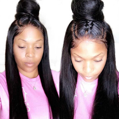 

CARA 13x6 Lace Front Human Hair Wigs With Baby Hair 250 Density Straight Lace Front Wigs Brazilian Virgin Hair Bleached Knots