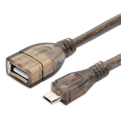 

Shanze (SAMZHE) OTG-020C USB2.0 линия данных скорость автофокусировки / Micro локтевой черный 0,2М