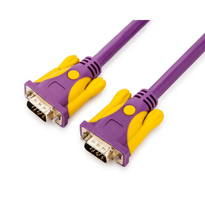 

Jinghua JH 0226 VGA high-definition connector HD dual magnetic ring 3 9 core TV video cable computer monitor projector connector signal data device 25 meters