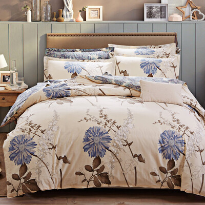 

Sheng Wei suite home textiles cotton printing four sets of cotton bedding bed sheets quilt fleeting 15 18 m bed general 200 230cm