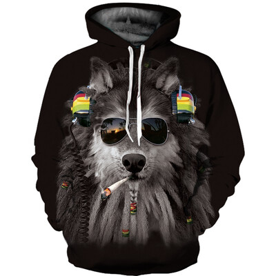 

Mens Hoodie 3D Printed Women Pullover Sweater
