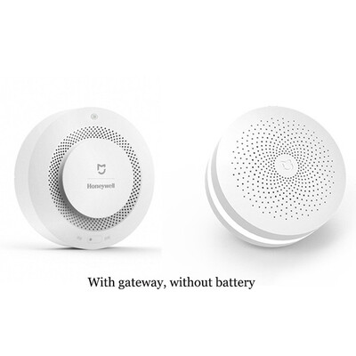 

Original Xiaomi Mijia Honeywell Fire Alarm Detector Audible Visual Smoke Sensor Remote Mihome APP Smart Control With Gateway