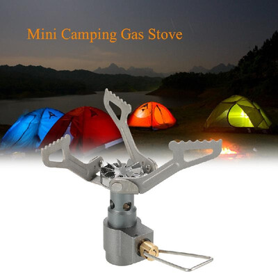 

Lixada 25g Super Lightweight Mini Pocket One-Piece Titanium Alloy Outdoor Cooking Burner Folding Camping Gas Stove BRS-3000T 2700W