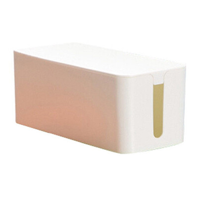 

UpperX New ABS Cable Management Box Cord Organizer Kit Cover Conceal Hide Wire Plug BoxWhite
