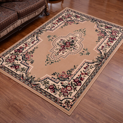 

Lai home European-style non-slip high latitude living room bedroom dining room sofa study non-slip carpet Aubusson series 588Y 100 150cm