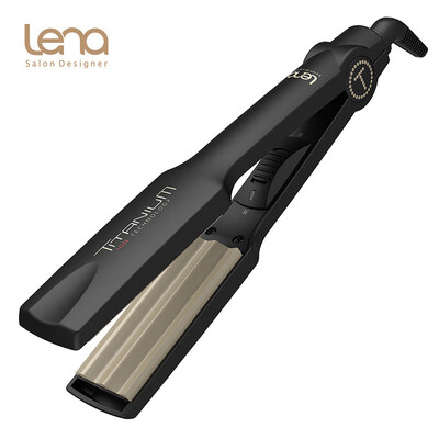 

Lena curly hair fluffy pad hair root perm wave small plywood mini buckle bangs straight hair 3 teeth LN-86w