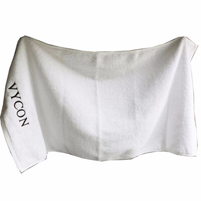 

Vycon white greyblue face towel adults exercise super soft 3778 pure cotton absorbent household sweat towel