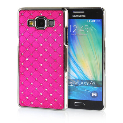 

MOONCASE Hard Chrome Plated Star Bling Back ЧЕХОЛ ДЛЯ Samsung Galaxy A5 Hot pink