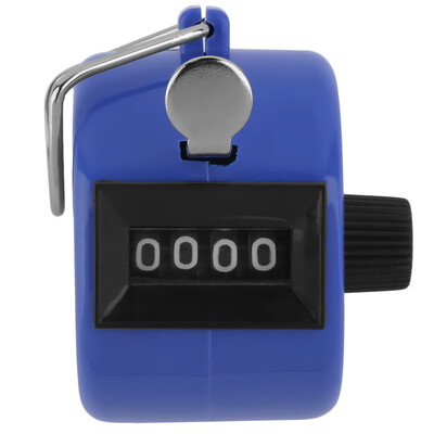 

Digital Hand Held Tally Clicker Counter 4 Digit Number Clicker Golf Chrome
