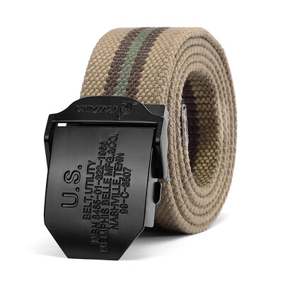 

LAlpina MenS Belt Automatic Buckle Belt MenS Casual Sports Wild Braided Belt MenS Dumb Black Buckle