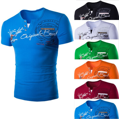 

Mens Fashion Personality Cultivating Short-sleeved Shirt