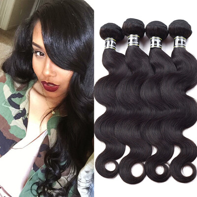 

Amazing Star Body Wave Bundles Indian Virgin Hair Body Wave 4 Bundles Indian Human Hair Extensions Body Wave Hair Weave